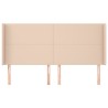 Tête de lit avec oreilles Cappuccino 203x16x118/128 cm 621932621932