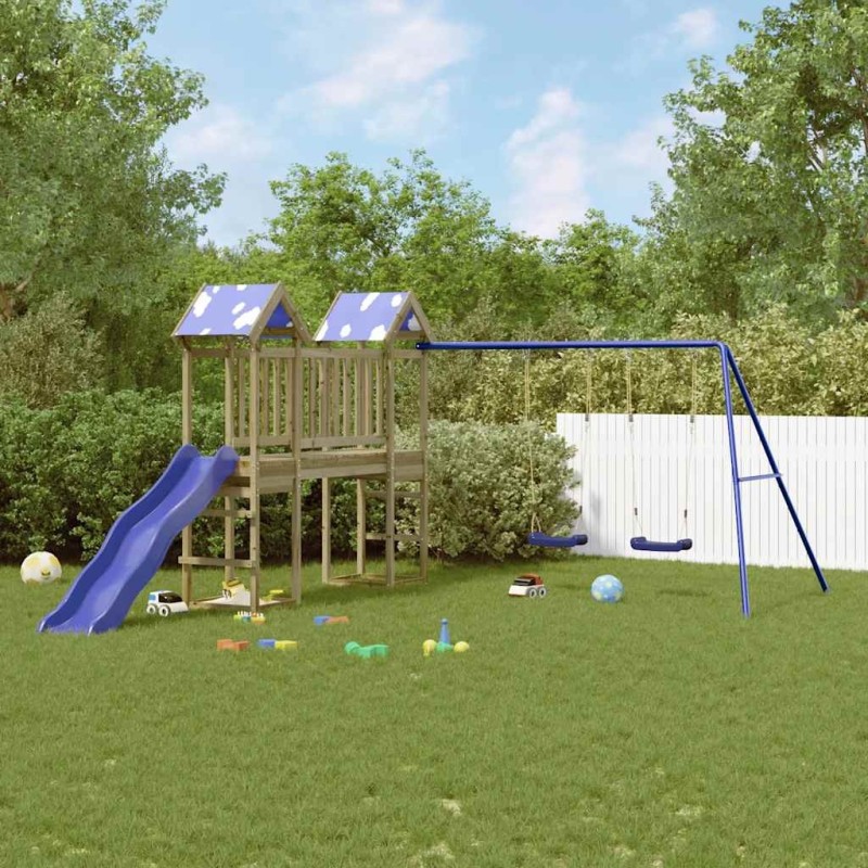 Aire de jeux d'extérieur bois de pin imprégné 621934621934