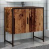 Armoire lavabo de salle de bain vieux bois 60x33x60 cm 621935621935