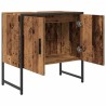 Armoire lavabo de salle de bain vieux bois 60x33x60 cm 621935621935