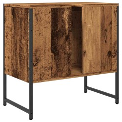 Armoire lavabo de salle de bain vieux bois 60x33x60 cm 621935621935