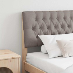 Tête de lit capitonnée Taupe 200 cm Pin massif 621936621936