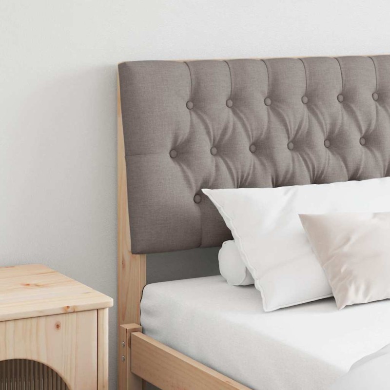 Tête de lit capitonnée Taupe 200 cm Pin massif 621936621936