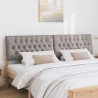 Tête de lit capitonnée Taupe 200 cm Pin massif 621936621936