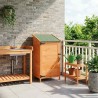 Abri de jardin Marron 59 x 56 x 113,5 cm Bois de Sapin Massif 621941621941