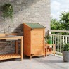 Abri de jardin Marron 59 x 56 x 113,5 cm Bois de Sapin Massif 621941621941