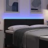 Tête de lit LED avec bandes LED Noir 144 cm Velours 621942621942