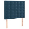 Tête de lit Bleu foncé 90x5x118/128 cm Velours 621944621944