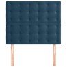 Tête de lit Bleu foncé 90x5x118/128 cm Velours 621944621944