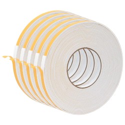 Ruban adhésif en mousse 5 pcs Blanc 10mm x 10m Mousse CR 621948621948