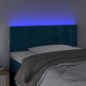Tête de lit à LED Bleu foncé 90x5x78/88 cm Velours 621950621950