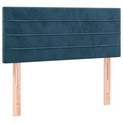 Tête de lit à LED Bleu foncé 90x5x78/88 cm Velours 621954621954