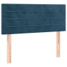 Tête de lit à LED Bleu foncé 90x5x78/88 cm Velours 621954621954