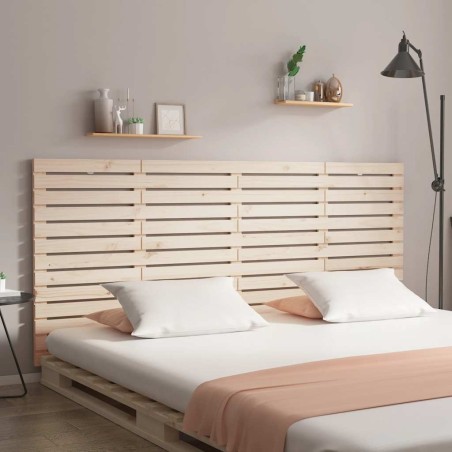 Tête de lit murale 156x3x91,5 cm Bois massif de pin 621957621957