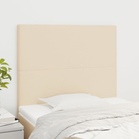 Tête de lit Crème 100x5x118/128 cm Tissu 621958621958