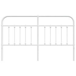 Tête de lit de remplacement métal blanc 180 cm 621968621968