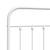 Tête de lit de remplacement métal blanc 180 cm 621968621968