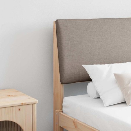 Tête de lit capitonnée Taupe 200 cm Pin massif 621969621969