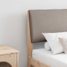 Tête de lit capitonnée Taupe 200 cm Pin massif 621969621969