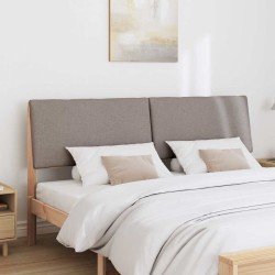 Tête de lit capitonnée Taupe 200 cm Pin massif 621969621969