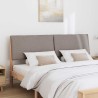 Tête de lit capitonnée Taupe 200 cm Pin massif 621969621969