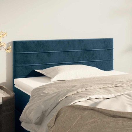 Tête de lit Bleu foncé 90x5x78/88 cm Velours 621972621972