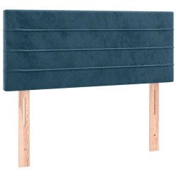 Tête de lit Bleu foncé 90x5x78/88 cm Velours 621972621972