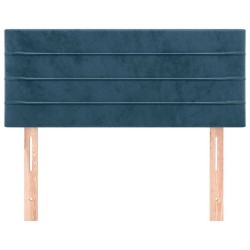 Tête de lit Bleu foncé 90x5x78/88 cm Velours 621972621972