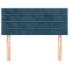 Tête de lit Bleu foncé 90x5x78/88 cm Velours 621972621972