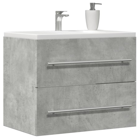 Armoire d'évier Gris béton 60x38,5x48 cm Aggloméré 621975621975