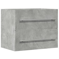 Armoire d'évier Gris béton 60x38,5x48 cm Aggloméré 621975621975
