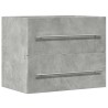 Armoire d'évier Gris béton 60x38,5x48 cm Aggloméré 621975621975