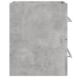 Armoire d'évier Gris béton 60x38,5x48 cm Aggloméré 621975621975