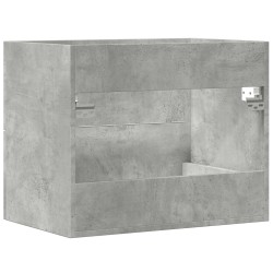 Armoire d'évier Gris béton 60x38,5x48 cm Aggloméré 621975621975