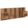 Tête de lit avec armoire 3 pcs Bois Ancien Bois d'ingénierie 621980621980
