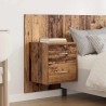 Tête de lit avec armoire 3 pcs Bois Ancien Bois d'ingénierie 621980621980