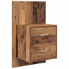 Tête de lit avec armoire 3 pcs Bois Ancien Bois d'ingénierie 621980621980