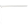 Auvent rétractable jaune et blanc 3x2,5 m tissu et aluminium 621983621983