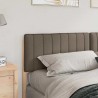 Tête de lit capitonnée Marron et Taupe 200 cm Pin massif 621991621991