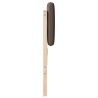 Tête de lit capitonnée Marron et Taupe 200 cm Pin massif 621991621991
