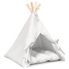 Teepee pour animaux de compagnie avec coussin 40 x 40 x 50 cm 622009622009