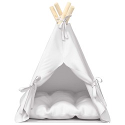 Teepee pour animaux de compagnie avec coussin 40 x 40 x 50 cm 622009622009