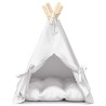 Teepee pour animaux de compagnie avec coussin 40 x 40 x 50 cm 622009622009