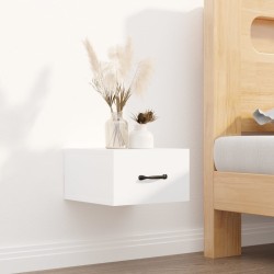Tables de chevet murales 2 pcs blanc 35x35x20 cm 622010622010