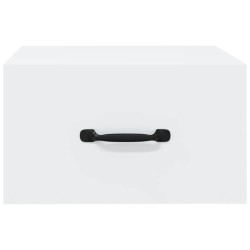 Tables de chevet murales 2 pcs blanc 35x35x20 cm 622010622010