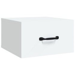 Tables de chevet murales 2 pcs blanc 35x35x20 cm 622010622010