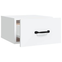 Tables de chevet murales 2 pcs blanc 35x35x20 cm 622010622010