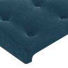 Tête de lit à LED Bleu foncé 90x5x118/128 cm Velours 622012622012