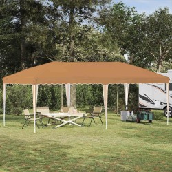 Tente de fête pop-up 575 x 290 x 245 cm Beige 622013622013