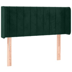 Tête de lit à LED Vert foncé 93x16x78/88 cm Velours 622018622018